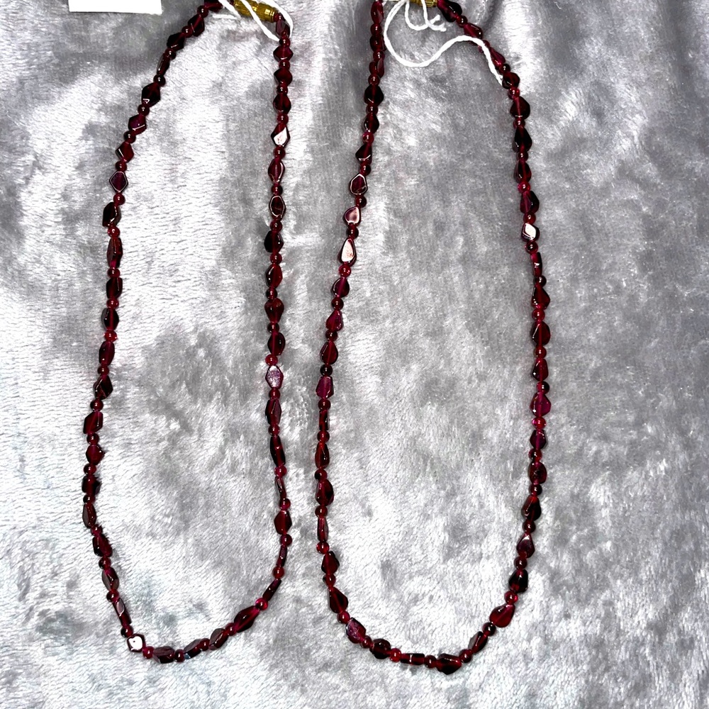 Red Indian Garnet necklace